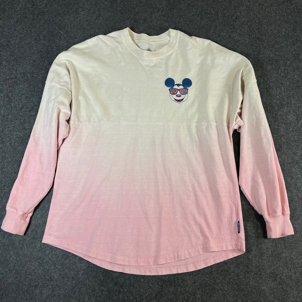 Disney Vacation Club Member Spirit Jersey Pink Ombre Mickey Mouse Small